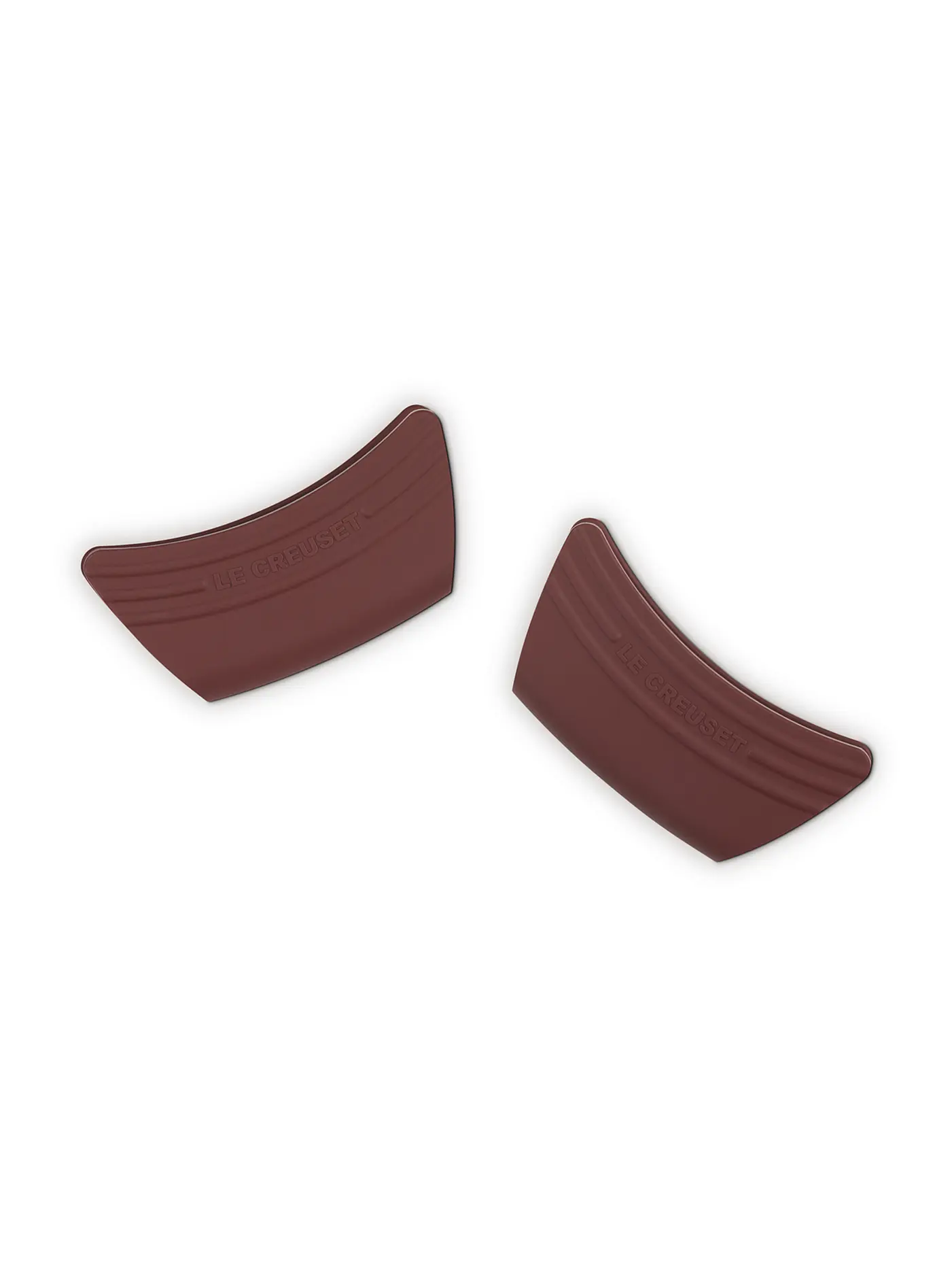 LE CREUSET | Griffschutz 2er Set Schwarz | dunkelrot